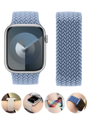 애플워치 밴드용 브레이디드 솔로 루프 46mm 44mm 45mm 42mm 40mm 41mm 브레이슬릿 코레아 아이워치 시리즈 울트라 2 11 10 9 SE 8 7 스트랩